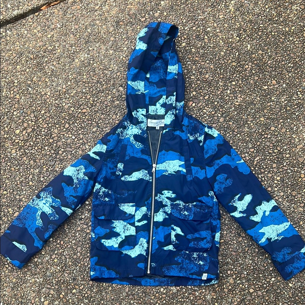 Sovereign Code Boys' Blues, Mint and Black Wind Jacket - size 5